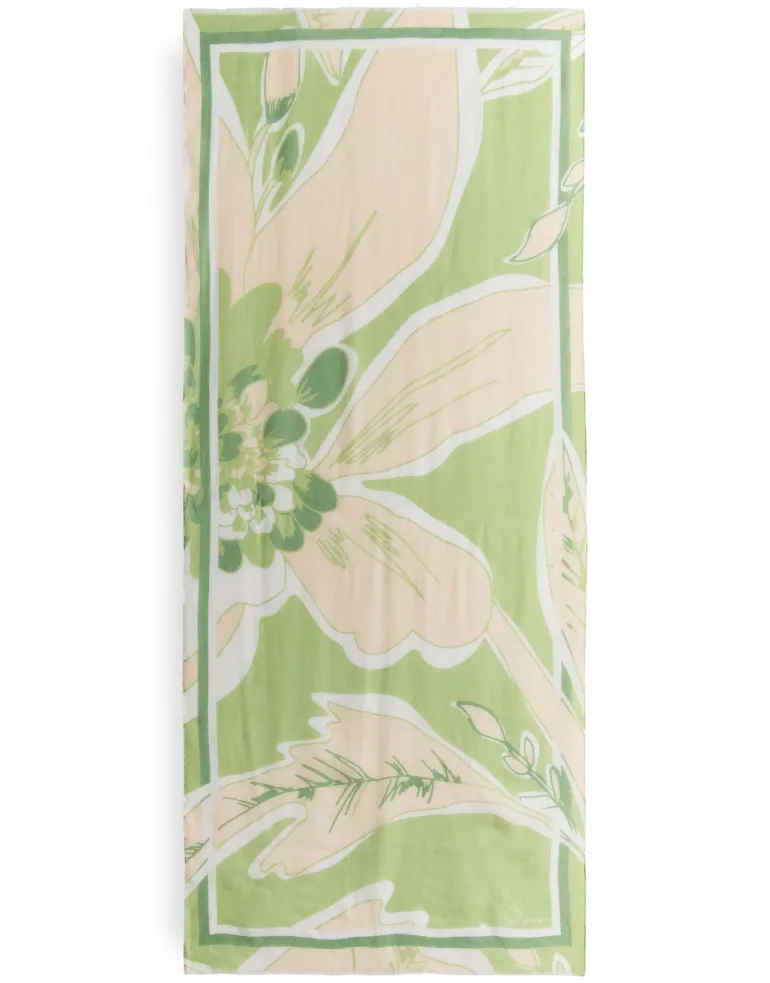 Aflume scarf green glow