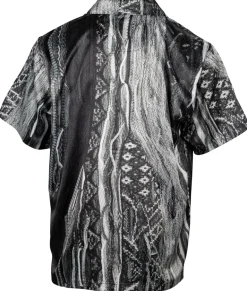 ALLOVERPRINT HEMD schwarz