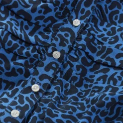 ANIMAL PRINT RUCHE DRESS 0kp