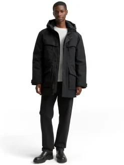 Arctic Parka mit abnehmbarer Kapuze black