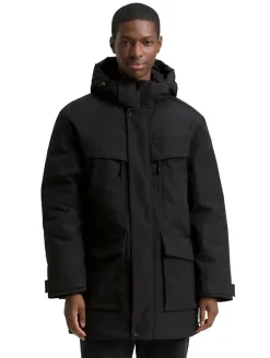 Arctic Parka mit abnehmbarer Kapuze black