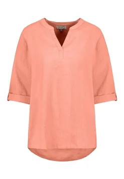 3/4 Arm Bluse shell pink coral