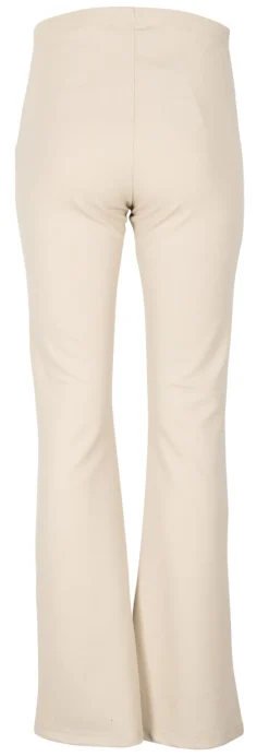 AUSGESTELLTE LEGGINGS MIT BADGE beige