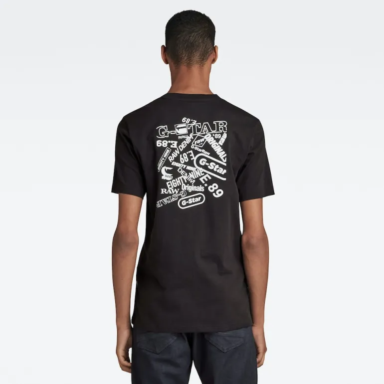 Back gr slim r t dk black