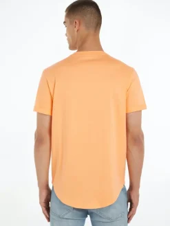 BADGE ROUND HEM TEE crushed orange