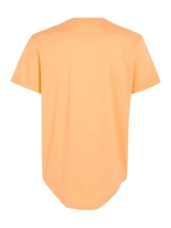 BADGE ROUND HEM TEE crushed orange