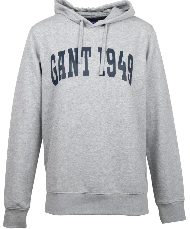 Banner Shield Hoodie grey melange