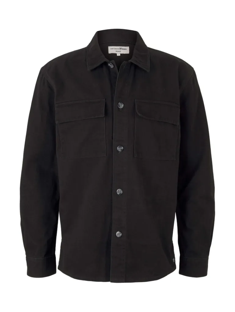 Basic Hemdjacke black