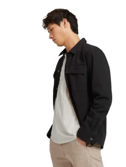 Basic Hemdjacke black