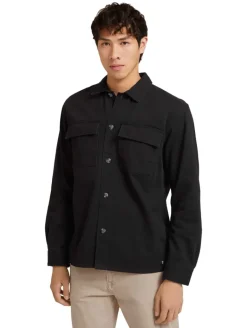 Basic Hemdjacke black