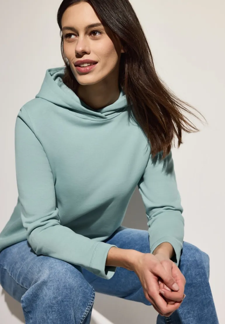Basic Hoodie cool salvia green