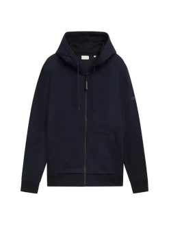 Basic Hoodie Sweatjacke sky captain blue