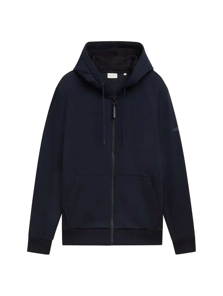 Basic Hoodie Sweatjacke sky captain blue