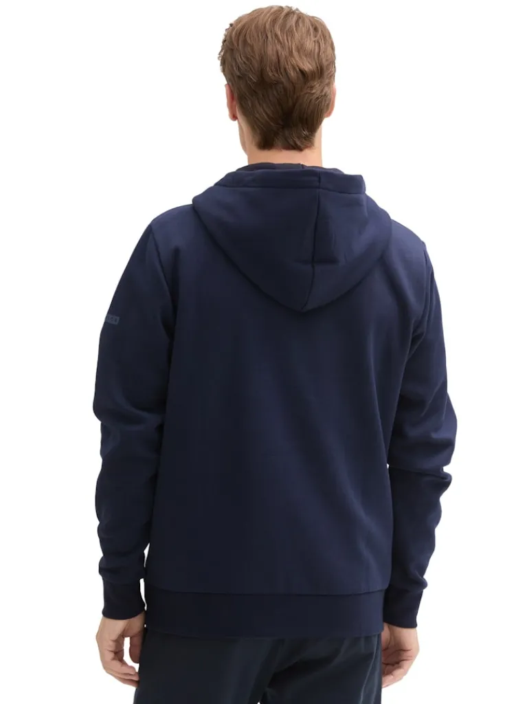 Basic Hoodie Sweatjacke sky captain blue