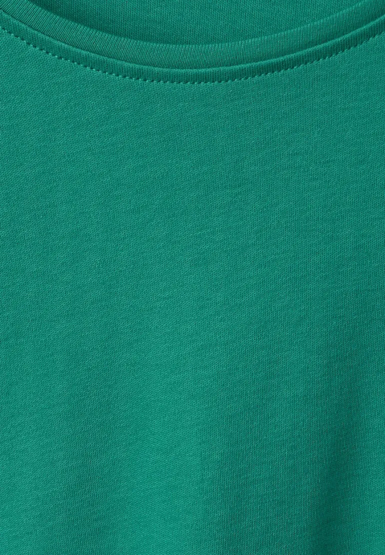 Basic Langarmshirt smaragd green