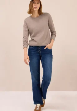 Basic Pullover toffee cream melange