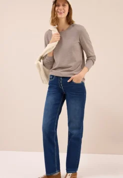 Basic Pullover toffee cream melange