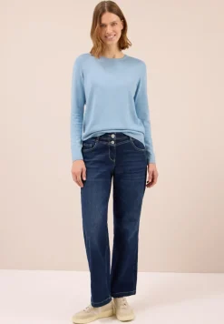 Basic Pullover whisper blue melange