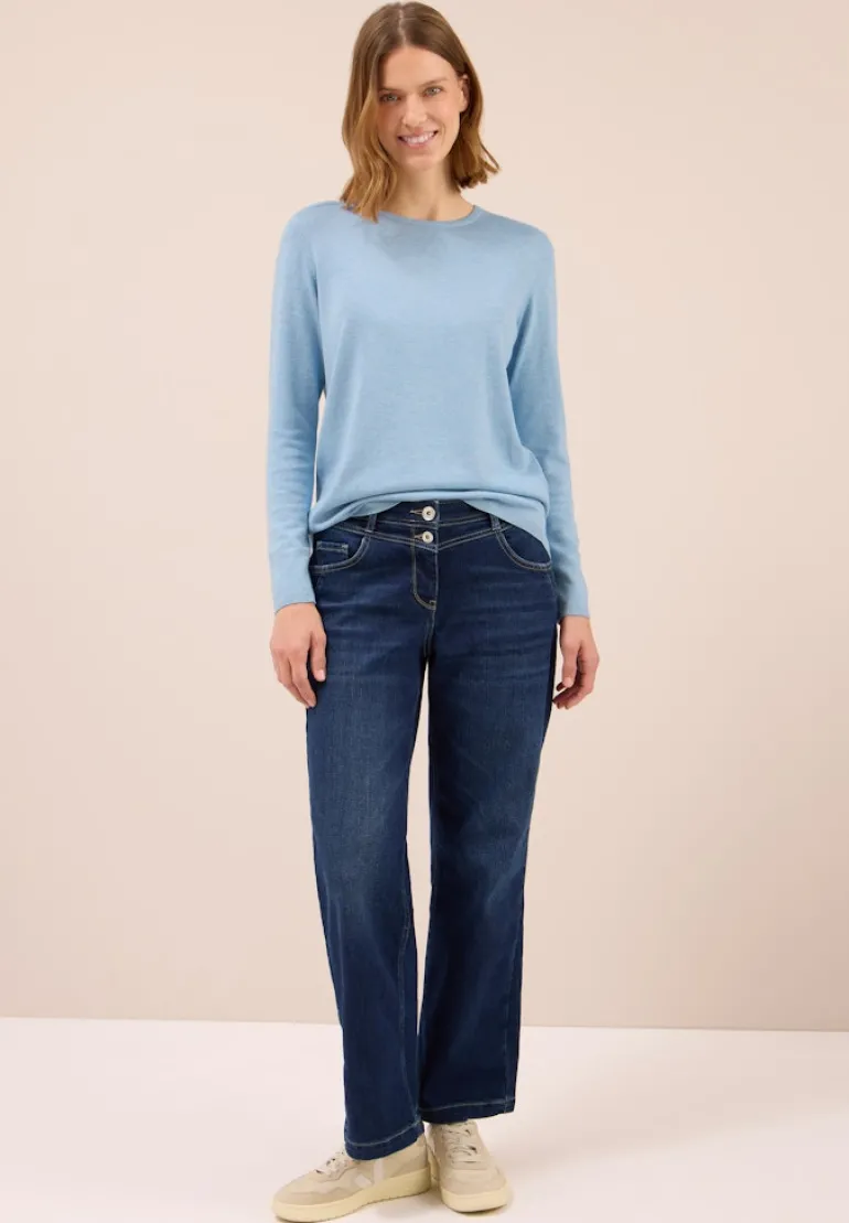 Basic Pullover whisper blue melange