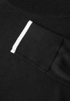 Basic Rollkragen-Pullover black