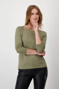 Basic-Shirt green tea