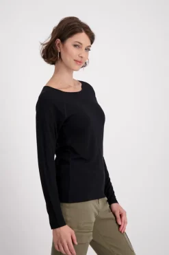 Basic-Shirt schwarz