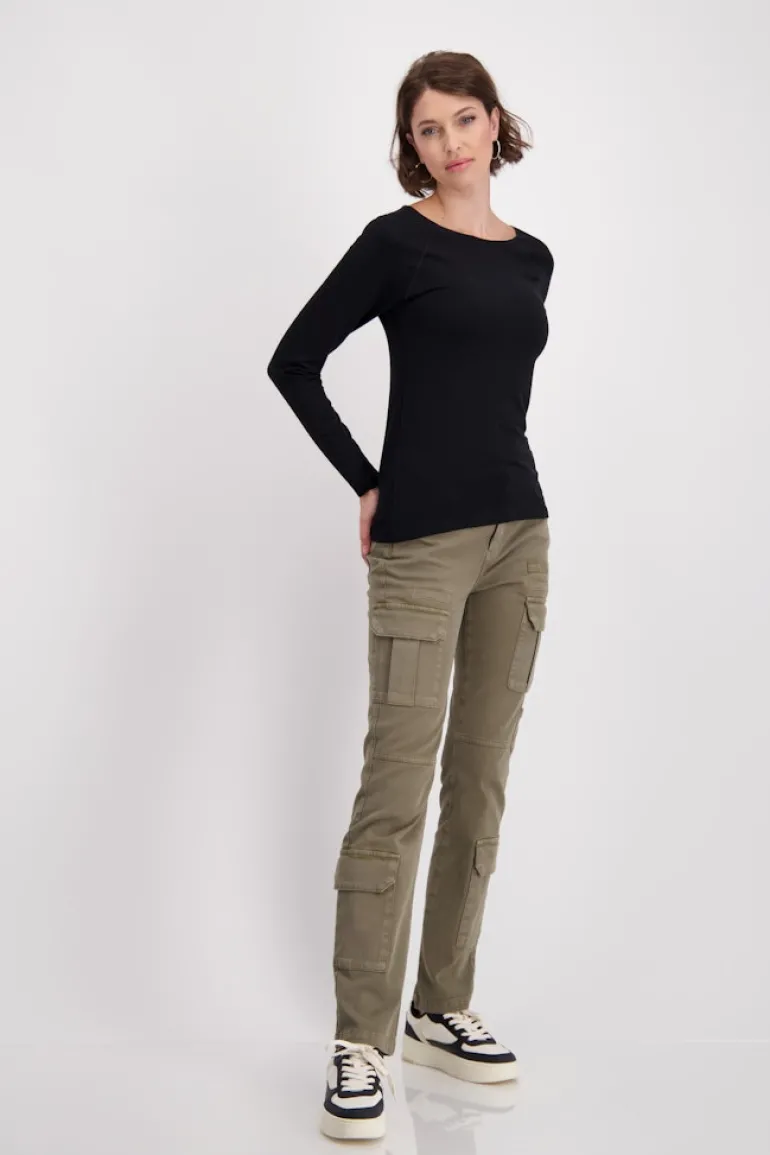 Basic-Shirt schwarz