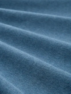 Basic Strickpullover aus Baumwolle real teal melange