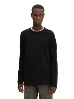 Basic Strickpullover black