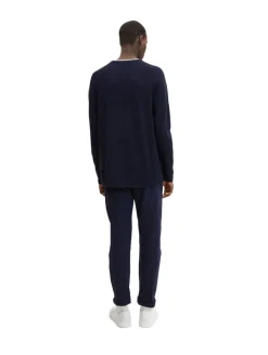 Basic Strickpullover sky captain blue