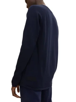 Basic Strickpullover sky captain blue