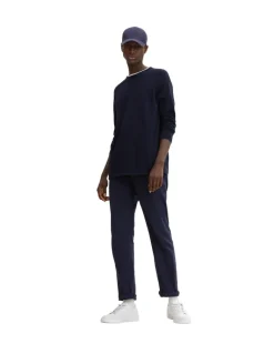 Basic Strickpullover sky captain blue