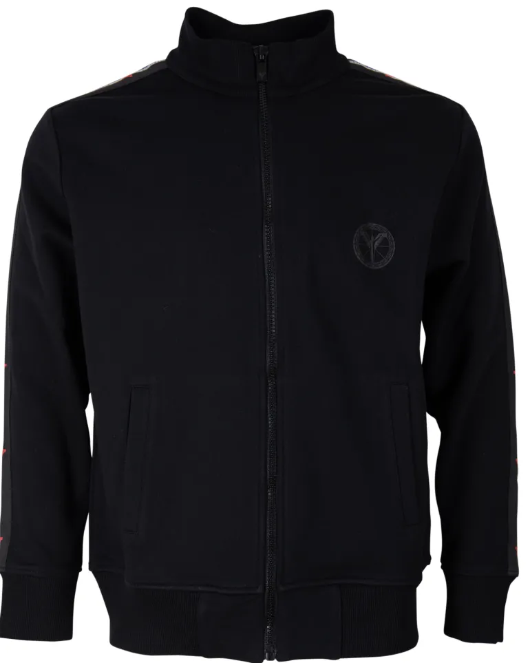 Basic Sweatjacke schwarz