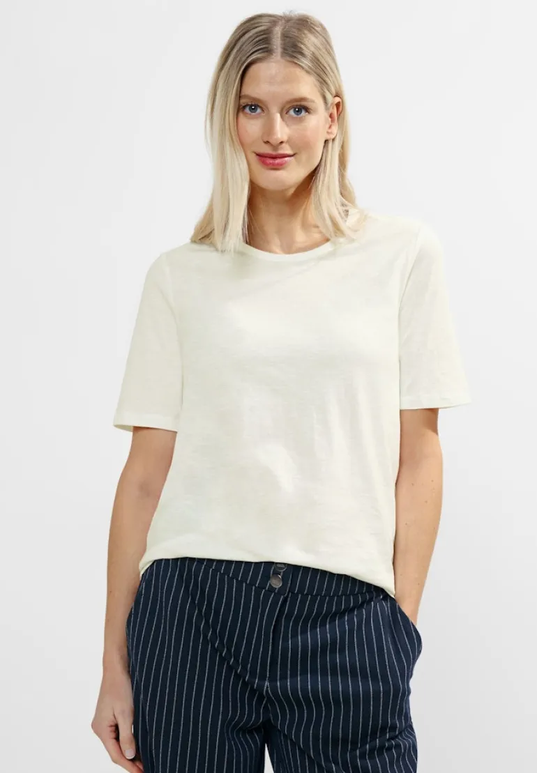 Basic T-Shirt vanilla white