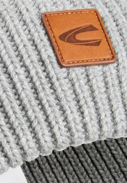 Beanie aus einem Baumwoll-Kaschmir-Mix stone gray