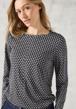 Bedrucktes Shirt platinum grey