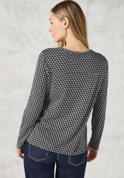 Bedrucktes Shirt platinum grey