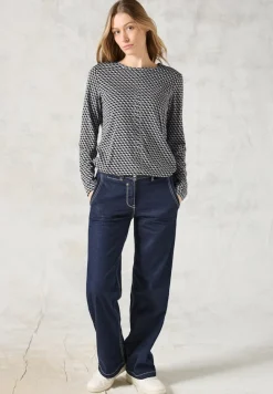Bedrucktes Shirt platinum grey