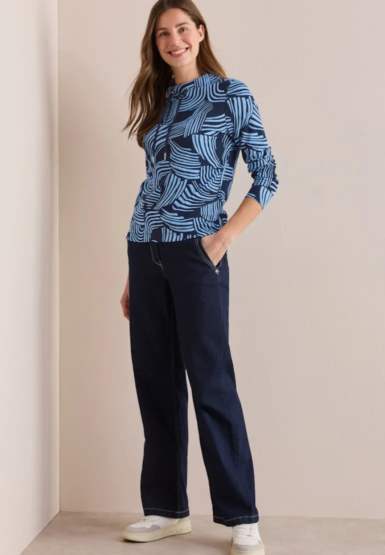 Bedrucktes Shirt universal blue