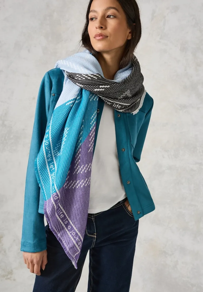 Bedrucktes Tuch deep charcoal grey