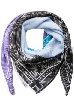 Bedrucktes Tuch deep charcoal grey