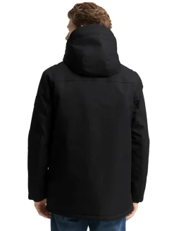 Übergangsjacke mit aufgesetzten Taschen black
