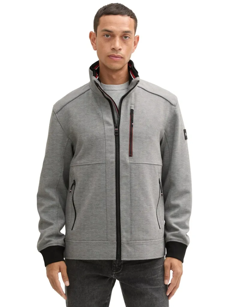 Übergangsjacke mit Reflektoren steel knitted structure