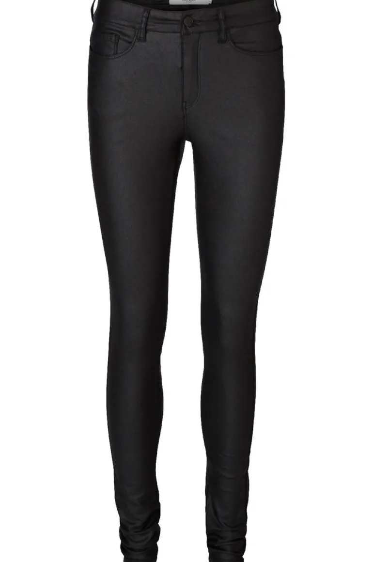 Beschichtete Hose black