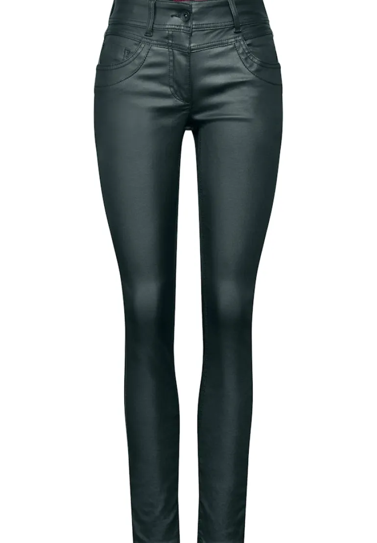 Beschichtete Hose fir green