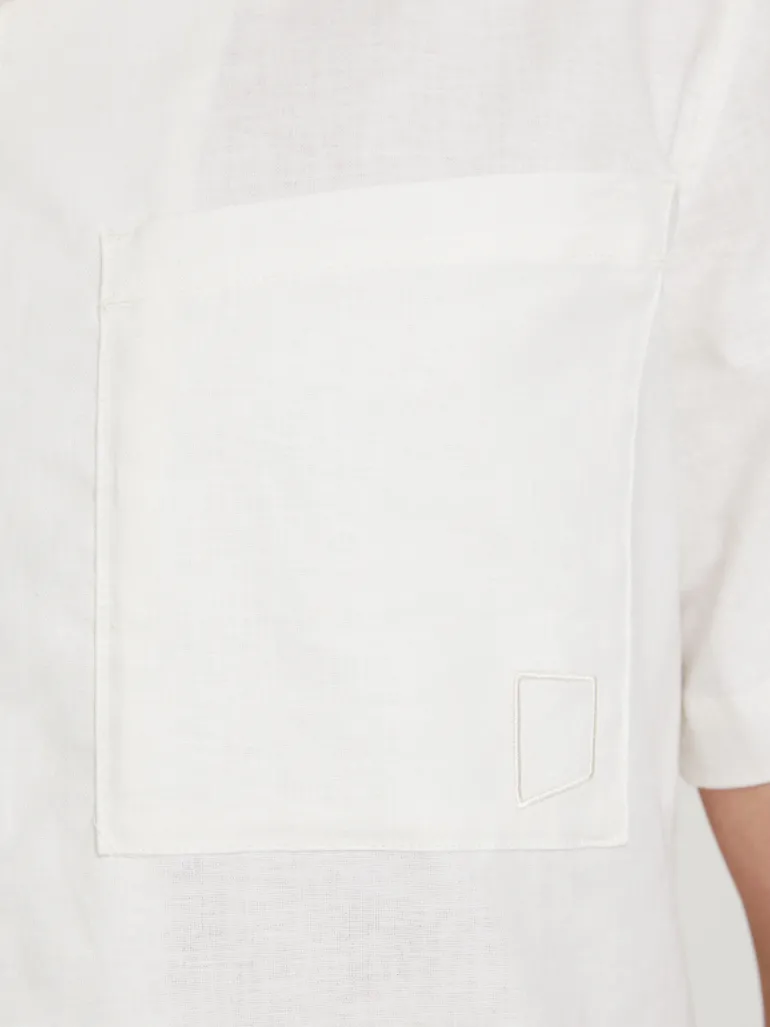 BIZZ LINEN f white