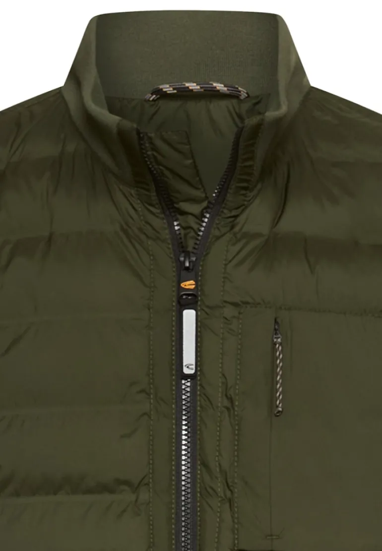 Blouson im Stepp-Fleece-Mix forest green