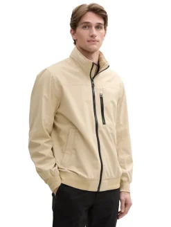 Blouson Jacke mit Kapuze im Stehkragen field rye brown