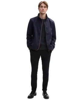 Blouson Jacke mit Kapuze im Stehkragen sky captain blue