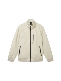 Blousonjacke mit recyceltem Polyester beige alfalfa